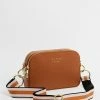 Ted Baker Brown Amerrah Branded Webbing Strap Camera Bag