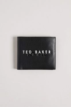 Ted Baker Shaun Black Bifold Wallet With Rubberised Branding -tedbaker Shop Online unnamed file 5163