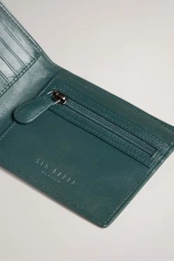 Ted Baker Stuert Dark Green Leather Bifold Wallet -tedbaker Shop Online unnamed file 5165