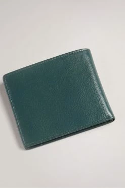 Ted Baker Stuert Dark Green Leather Bifold Wallet -tedbaker Shop Online unnamed file 5166