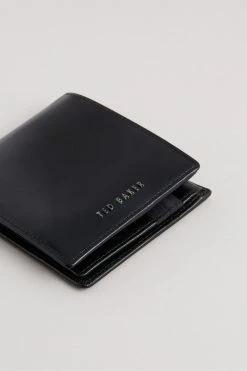 Ted Baker Sammed Black Folded Leather Wallet -tedbaker Shop Online unnamed file 5171
