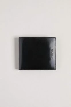 Ted Baker Sammed Black Folded Leather Wallet -tedbaker Shop Online unnamed file 5173