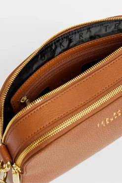 Ted Baker Brown Amerrah Branded Webbing Strap Camera Bag -tedbaker Shop Online unnamed file 518