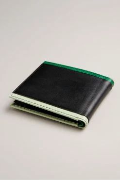 Ted Baker Entire Black Exotic Mix Leather Bifold Wallet -tedbaker Shop Online unnamed file 5182