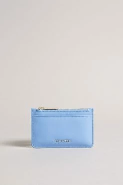Ted Baker Mid-Blue Garcia Zip Card Holder