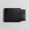 Ted Baker Steven Black Embossed Branded Wallet Card Holder Gift Set