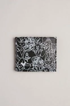 Ted Baker Stans Black Scribble Leather Bifold -tedbaker Shop Online unnamed file 5218