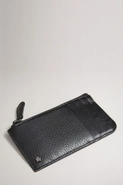 Ted Baker Steave Black Leather Card Holder With Coin Pocket -tedbaker Shop Online unnamed file 5220