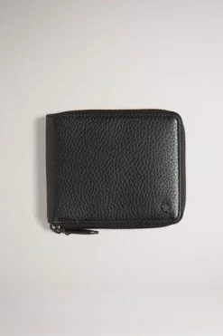 Ted Baker Stephen Black Zip Around Leather Bifold Wallet With Coin -tedbaker Shop Online unnamed file 5236