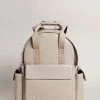 Ted Baker Natural Kailen Stone Branded Leather Backpack Bag
