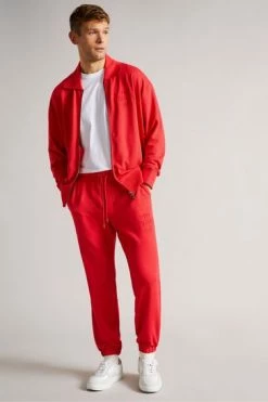 Ted Baker Brt-Red Downham Branded Jersey Joggers -tedbaker Shop Online unnamed file 5282