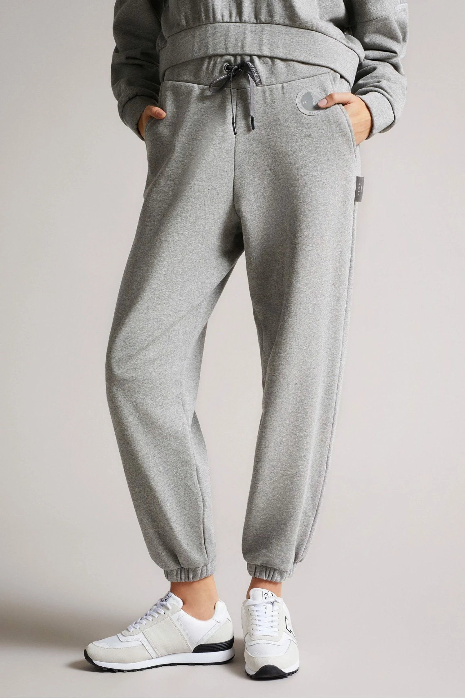Ted Baker Ttammie Mid Grey Jersey Joggers 5 Ted Baker Ttammie Mid Grey Jersey Joggers - Image 3