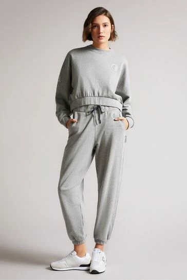 Ted Baker Ttammie Mid Grey Jersey Joggers 8 Ted Baker Ttammie Mid Grey Jersey Joggers - Image 6
