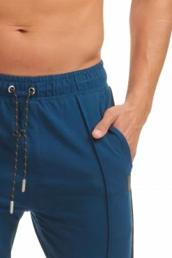 Ted Baker Blue French Terry Tailored Pieced Joggers -tedbaker Shop Online unnamed file 5331