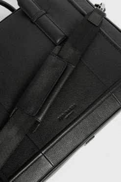 Ted Baker Black Passant Leather Document Bag -tedbaker Shop Online unnamed file 534