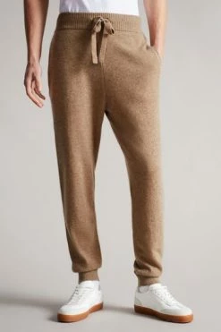 Ted Baker Axfrd Brown Cashmere Knitted Joggers -tedbaker Shop Online unnamed file 5358