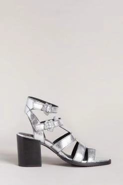 Ted Baker Silver Taylay Strappy Block Heeled Crinkled Leather Sandals 11 Ted Baker Silver Taylay Strappy Block Heeled Crinkled Leather Sandals -tedbaker Shop Online unnamed file 5419