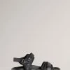 Ted Baker Nalha Black Velcro Sports Flat Sandal