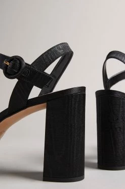 Ted Baker Black Heeled Bow Sandals -tedbaker Shop Online unnamed file 5442