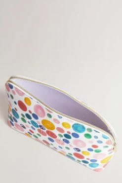 Ted Baker Matilly White Flirty Texture Monster Spot Washbag -tedbaker Shop Online unnamed file 5495