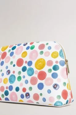 Ted Baker Matilly White Flirty Texture Monster Spot Washbag -tedbaker Shop Online unnamed file 5496