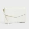 Ted Baker Nude Crocey Croc Detail Debossed Envelope Pouch Washbag