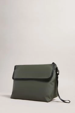 Ted Baker Olive Green Feww Rubberised Washbag -tedbaker Shop Online unnamed file 5536