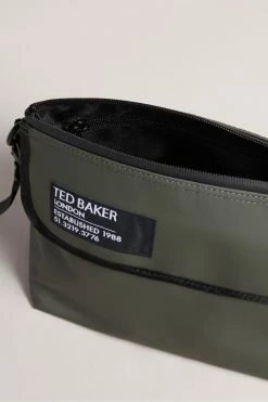 Ted Baker Olive Green Feww Rubberised Washbag -tedbaker Shop Online unnamed file 5537