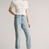 Ted Baker Blue Nellin Light Wash Rigid Straight Denim Jeans