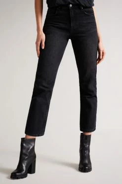 Ted Baker Tisola Black Straight Leg Denim Jeans