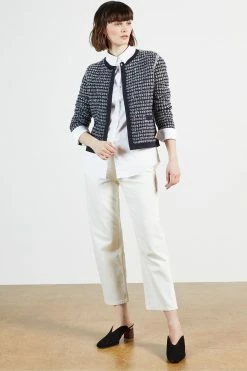 Ted Baker White Platel Plaited Waistband Straight Leg Jeans -tedbaker Shop Online unnamed file 5587