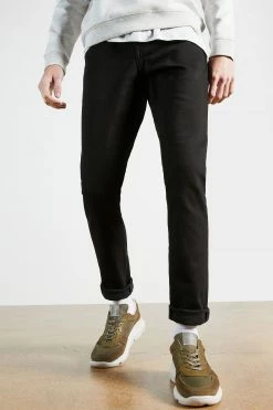 Ted Baker Tarabi Tapered Leg Black Denim Jeans