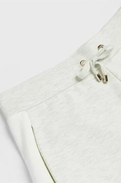 Ted Baker Natural Kalel Jersey Shorts With Satin Trim -tedbaker Shop Online unnamed file 5636