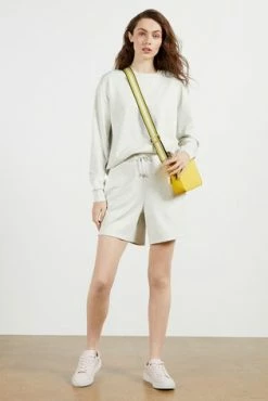 Ted Baker Natural Kalel Jersey Shorts With Satin Trim -tedbaker Shop Online unnamed file 5638