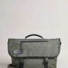 Ted Baker Mens Green Strole Rubberised Satchel Bag