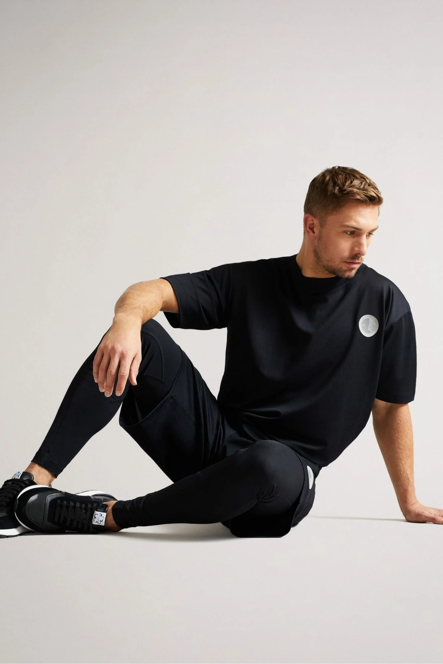 Ted Baker Fhilips Black Active Quick Dry Shorts 4 Ted Baker Fhilips Black Active Quick Dry Shorts - Image 2