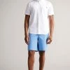 Ted Baker Mordon Blue Twill Drawstring Shorts