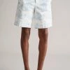 Ted Baker Orrell Blue Printed Canvas Shorts