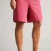 Ted Baker Mordon Pink Twill Drawstring Shorts