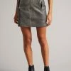 Ted Baker Pwr Black Mini Skirt With Zip