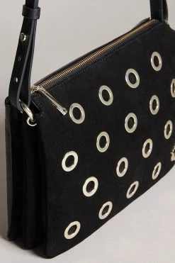 Ted Baker Mayzan Black Eyelet Detail Clutch Bag -tedbaker Shop Online unnamed file 584