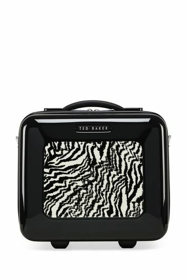 Ted Baker Black Zebra Vanity Case 8 Ted Baker Black Zebra Vanity Case - Image 6