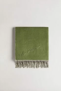 Ted Baker Dk-Green Katy Reversible Woven Scarf -tedbaker Shop Online unnamed file 5863