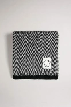 Ted Baker Cira Black Chevron Knitted Scarf -tedbaker Shop Online unnamed file 5887