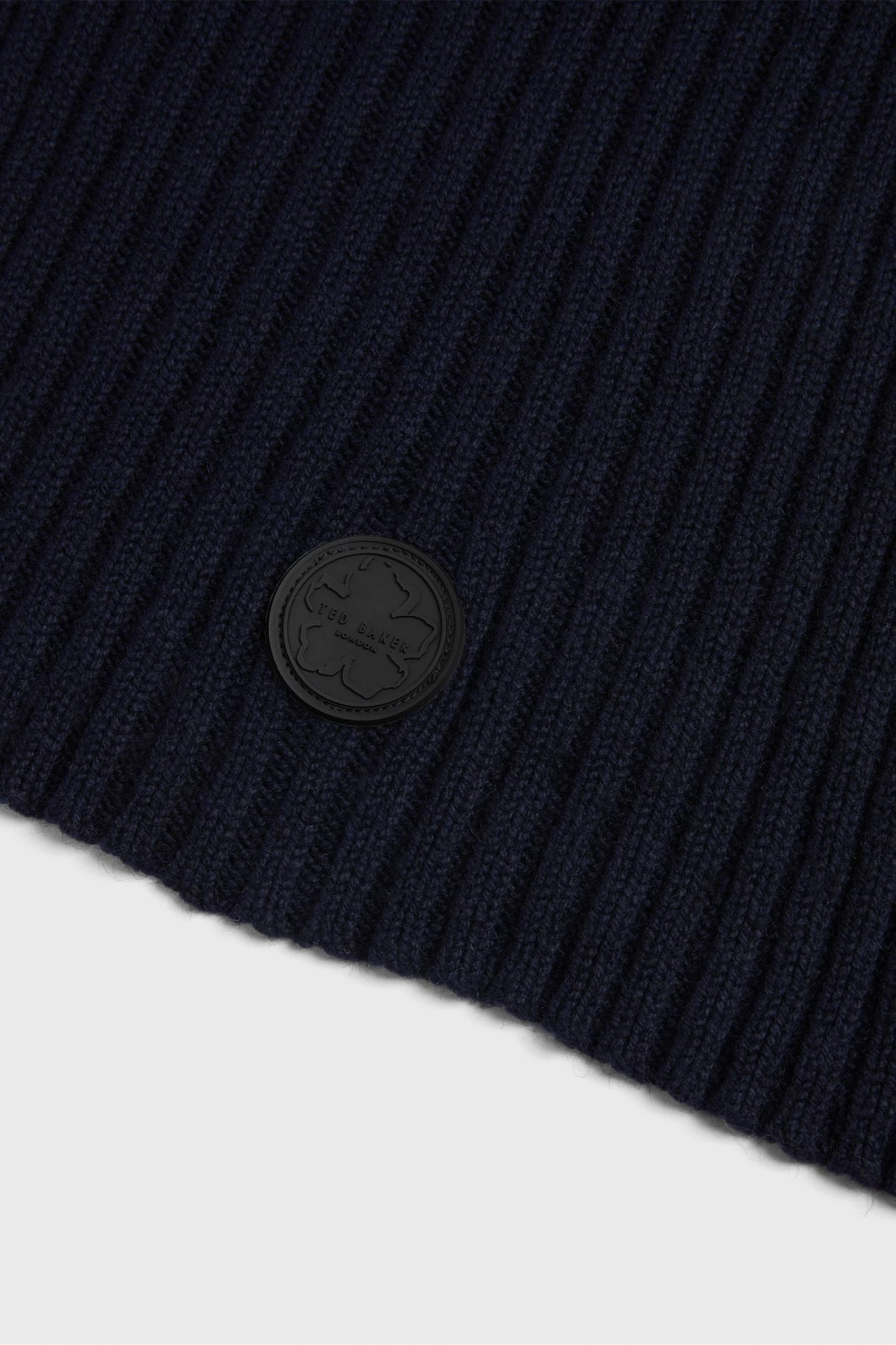 Ted Baker Blue Camen Cardigan Stitch Scarf 5 Ted Baker Blue Camen Cardigan Stitch Scarf - Image 3