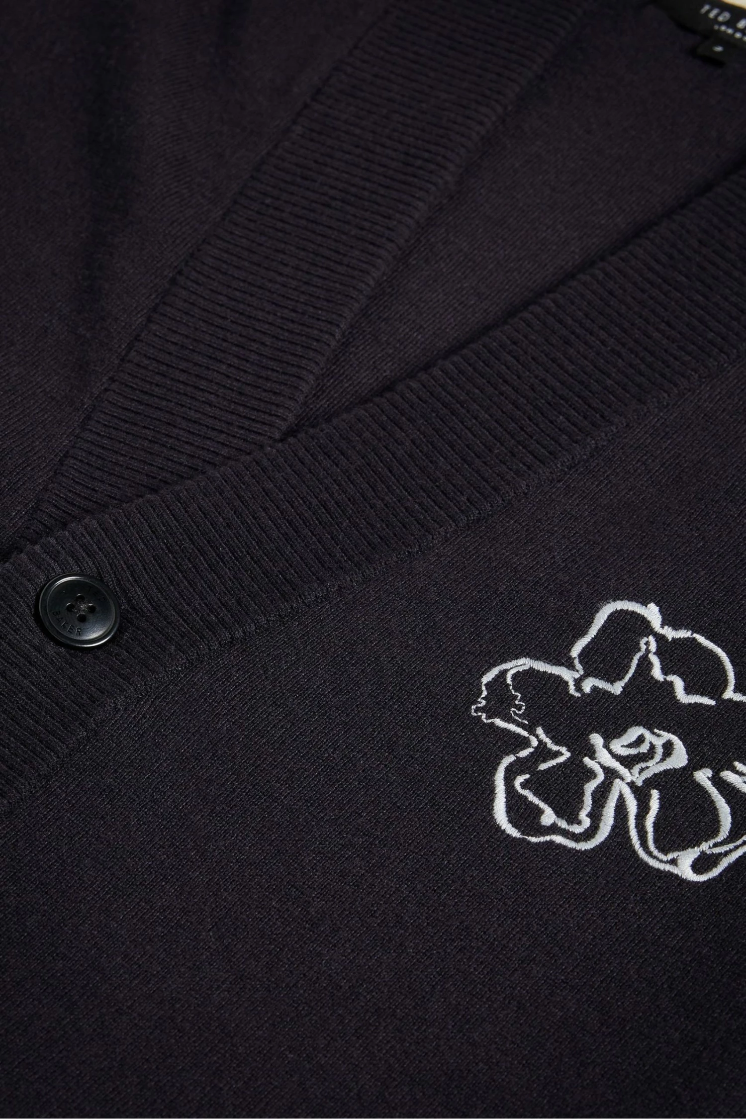 Ted Baker Blue Ditton Knitted Cardigan 10 Ted Baker Blue Ditton Knitted Cardigan - Image 8