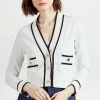 Ted Baker White Flooraa Knitted Cardigan