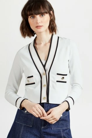 Ted Baker White Flooraa Knitted Cardigan 8 Ted Baker White Flooraa Knitted Cardigan - Image 6