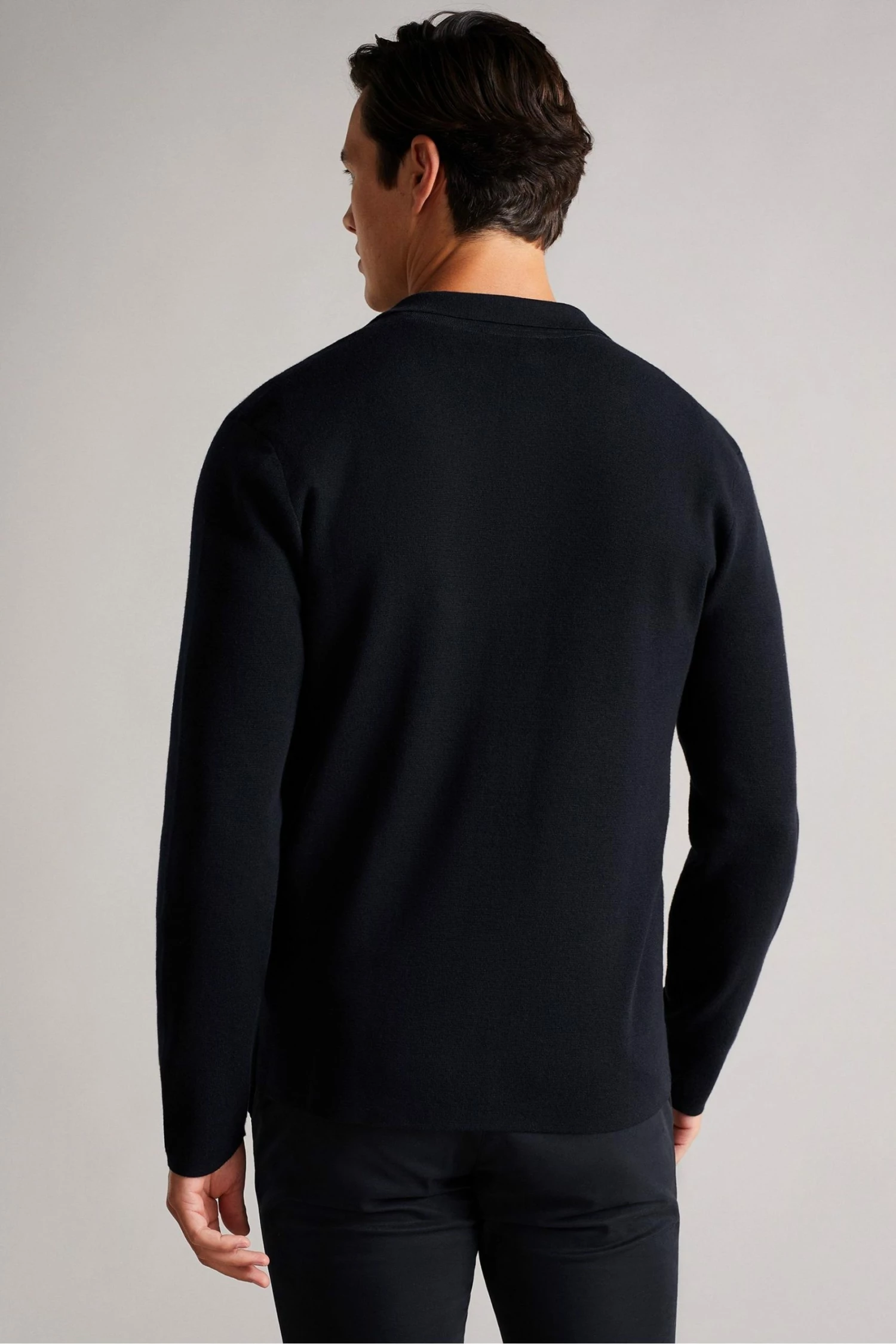 Ted Baker Mens Blue Abbeyrd Miliano Stitch Cardigan 4 Ted Baker Mens Blue Abbeyrd Miliano Stitch Cardigan - Image 2