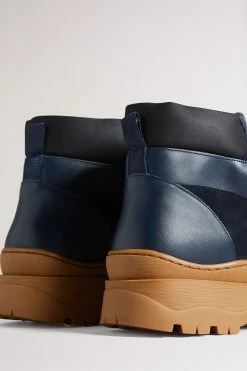 Ted Baker Mens Blue Westonn Chunky Hiker Boots -tedbaker Shop Online unnamed file 5993